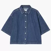 Cropp - Teksas košulja sa prugama - navy