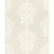 Casa Padrino baroque non-woven wallpaper white - Baroque style living room wallpaper with elegant pattern - Wall decoration in baroque style - Wallpaper in baroque style