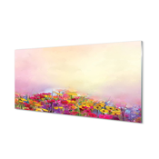 tulup.si Zidna obloga za kuhinju Slika rože nebo 125x50 cm