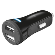 Auto punjac TRUST 20572 dual USB brzi 2.1A 20W crni