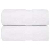 Vidaxl Brisače za goste FROGN 2 kosa bele 30x50 cm 360 g/m2
