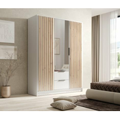 Garderobna omara Neri - 150 cm - bela