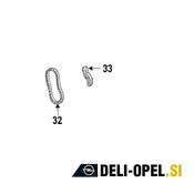 Veliki servis veriga črpalke olja Opel 55573876