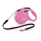 Flexi New CLASSIC - ROZA - vrvica 8m - M