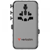 VERBATIM Charge n Travel Universal Travel Adapter 70W