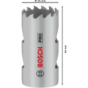 Žaga za izrezovanje lukenj PRO Multi Material, 25 mm, z navojem