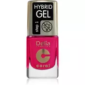 Delia Cosmetics Coral Nail Enamel Hybrid Gel gel lak za nohte odtenek 147 11 ml