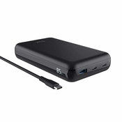 TRUST Powerbank za prenosni računalnik 100 W, 2xUSB-C, 1xUSB