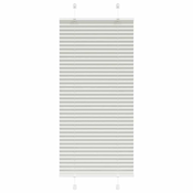Plisirana roleta svijetlosiva 65x150 cm širina tkanine 64,4 cm