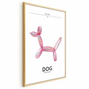 shumee Poster - Holo-Dog - Barvit pes v retro slogu