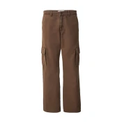 DAN FOX APPAREL Kargo hlače Angelo rjava