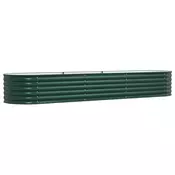 Povišena gredica Zelena 320 x 80 x 44 cm Celik