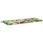 Vidaxl Blazina za klop SOEST 100% poliester večbarvno 120 x 40 x 5 cm