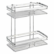 WENKO 20410100-PREMIUM polica od nerdajuceg celika 24x27 cm inox/srebrna