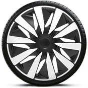 14-os Lazio Carbon Silver Black dísztárcsa garnitúra (4 komada)