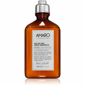 FarmaVita Amaro All In One čistilni šampon za lase, brado in telo 250 ml