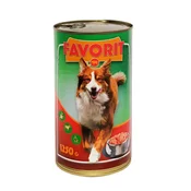 Konzerva za pse Favorit 1250 g
