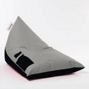 Hanah Home HANAH HOME Pyramid Large Double Color Bed Pouf - Fume vrtna sedežna vreča, (21109017)