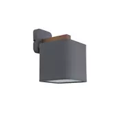 Stenska svetilka TORA 1xE27/15W/230V siva