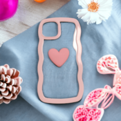 Ovitek Heart Color za Apple iPhone 14, Teracell, pink