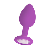Ouch! Regular Diamond Butt Plug Purple