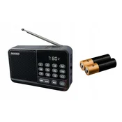 shumee TechniSat traveladio 310 - prenosni FM radio za nujne primere z baterijskim napajanjem