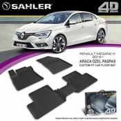 Sahler Gumene patosnice 4.5D za Renault Megane IV, Crne