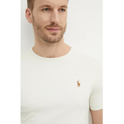 Pamucna majica Polo Ralph Lauren za muškarce, boja: bež, bez uzorka, 710740727