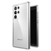 Speck Presidio Perfect-Clear - Gehäuse Samsung Galaxy S22 Ultra i MICROBAN (prozirni)
