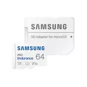 SAMSUNG PRO Endurance MicroSDXC 64GB U3 + SD Adapter MB-MJ64KA
