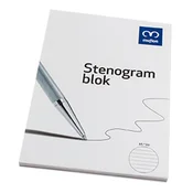 Blok stenogram a4 črtan muflon 50l