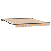 Vidaxl Okvir tende Modra in Oranžna 350 x 250 cm