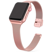 TECH-PROTECT THIN MILANESE APPLE WATCH 4 / 5 / 6 / 7 / SE (38 / 40 / 41 MM) ROSE GOLD