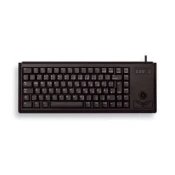 Tipkovnica CHERRY G84-4420, trackball, crna, USB