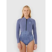 Rip Curl G-Bomb 1.5Mm Ls Fz Full Spring Wetsuit grey blue