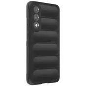 AVIZAR Silikonski ovitek za OnePlus Nord 5, reliefni teksturiran dizajn, mehak na dotik, Črna, (5000189975)