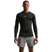 Moška majica Nike Dri-Fit Pro z dolgimi rokavi - črna