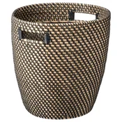 RAGKORN Cvetlični lonec, notranji/zunanji temno siva/bež, 32 cm