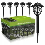 shumee PUMPED LAMPS LED STOJEČA VRTNA SVETILKA SET 6 KOSOV 43CM