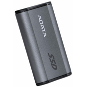 ADATA SE880 2TB SSD / vanjski / USB 3.2 Type-C / 2000 MB/s čitanje/pisanje / titan siva - otporan