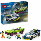 LEGO 60415 Jurnjava policijskog automobila i masel kara