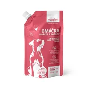 Yoggies Omaka za pse s PIŠČANCEM in SLADKIM KROMPIRJEM, 150ml