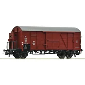ROCO Pokrit tovorni vagon tipa Kdsth, PKP - 6600059