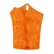 SILIKONSKA OBLIKA ZA PEKO 6 KOSOV HALLOWEEN 23,3 * 17 * 3,3