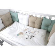 Luksuzni set za spavanje Bambino Casa - Pillows beige, 12 dijelova