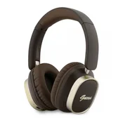 GUESS Bluetooth slusalice ENC Rectangle Metal Script braon(GUBHV28HGCSMW)
