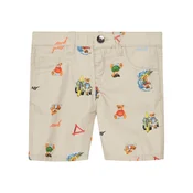 Guess Kratke hlače iz tkanine N5GD12 WGBT1 Bež Regular Fit