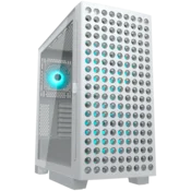 shumee Ohišje za računalnik COUGAR AIRFACE ECO RGB, srednje velik stolp, belo