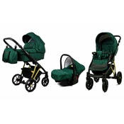 Babylux Marlux Magnetic Bottle Green | 2v1 Kombinirani Voziček kompleti | Otroški voziček + Carrycot