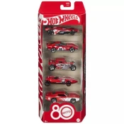 Hot Wheels: Mattel 80. obletnica, set 5 avtomobilčkov